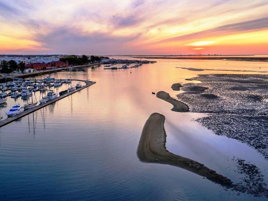 A Gaivota Ria Formosa Waterfront Lux Apart With Pool, Olhao, Algarve Luaran gambar