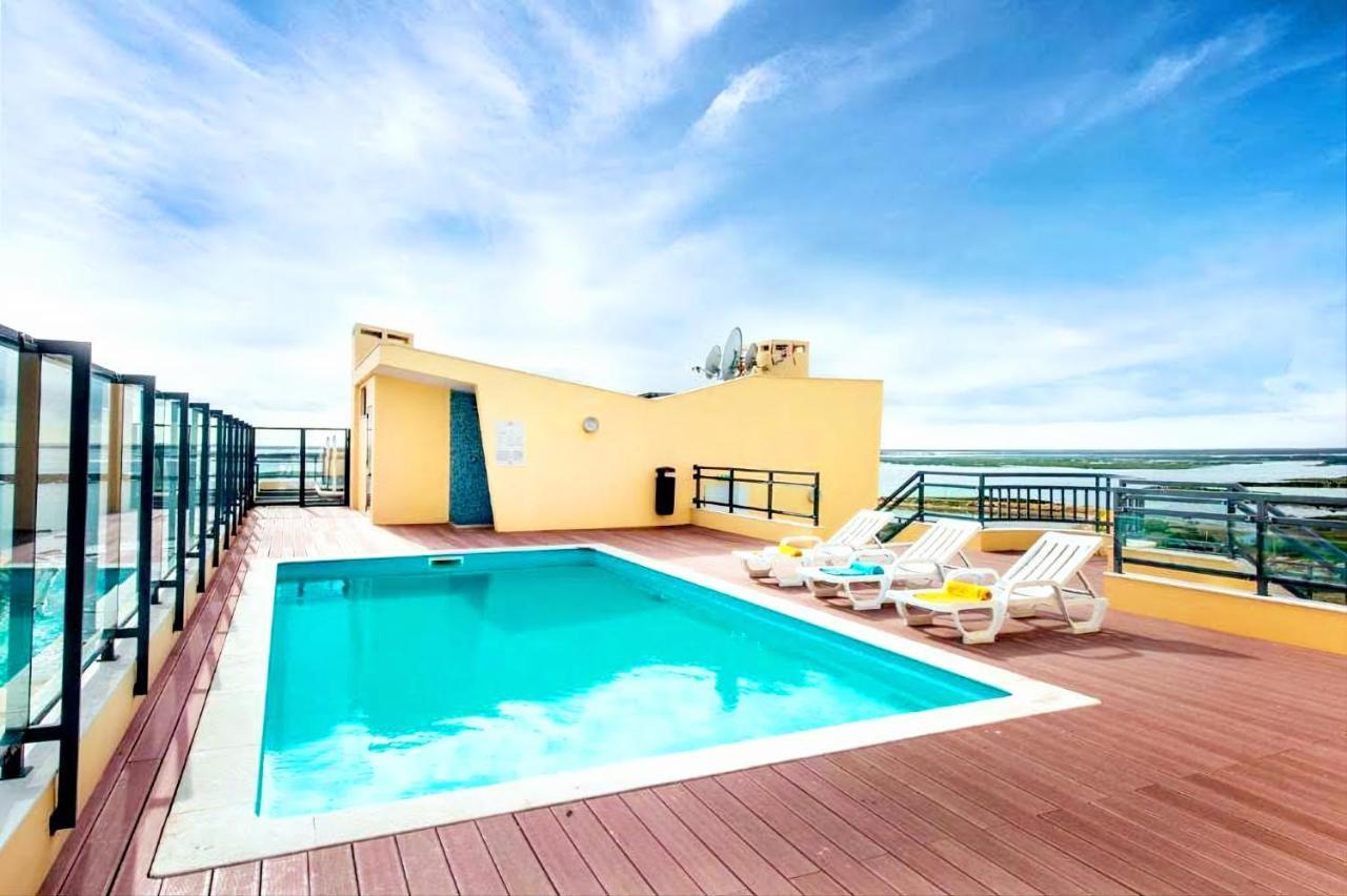 A Gaivota Ria Formosa Waterfront Lux Apart With Pool, Olhao, Algarve Luaran gambar