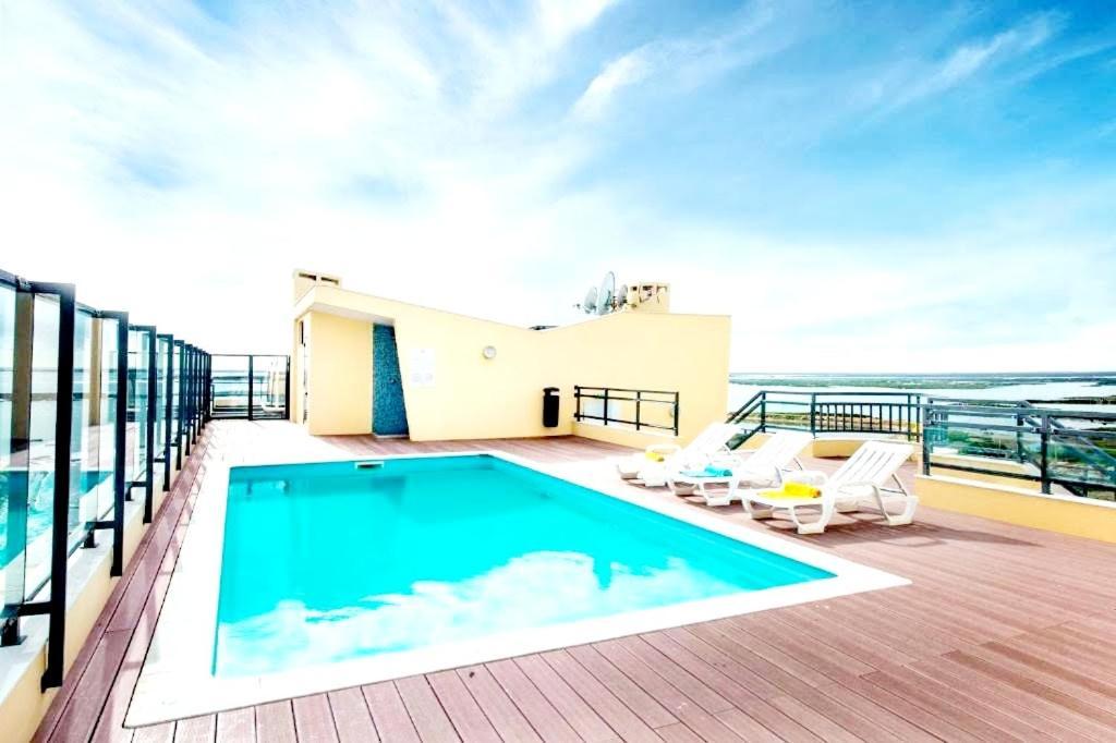 A Gaivota Ria Formosa Waterfront Lux Apart With Pool, Olhao, Algarve Luaran gambar